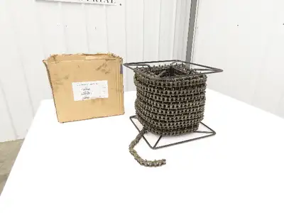 Peer 50R X100FT SP D-1 E2PIN Roller Chain #50 Riveted 100' Reel D-1 Attachment