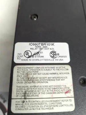 USED GE FANUC IC660BBR101