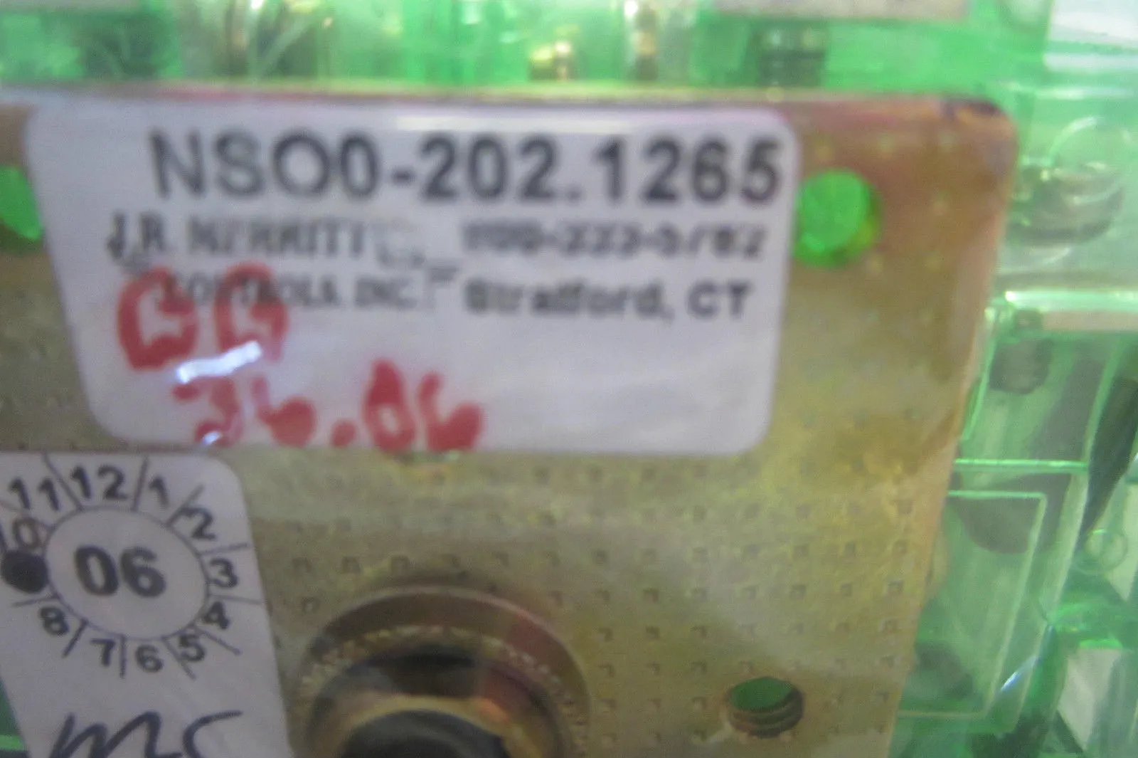 NEW J R MERRITT NSO0-202.1265 SWITCH NSO02021265