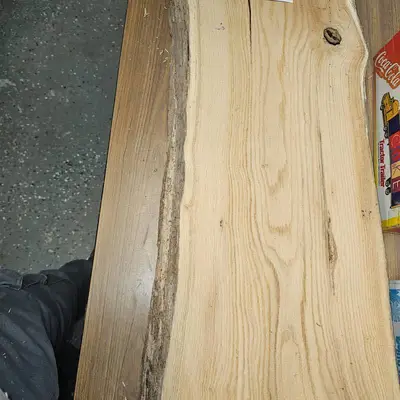 Live Edge Oak, 2" Thick, 13-17" Wide, 52" Long