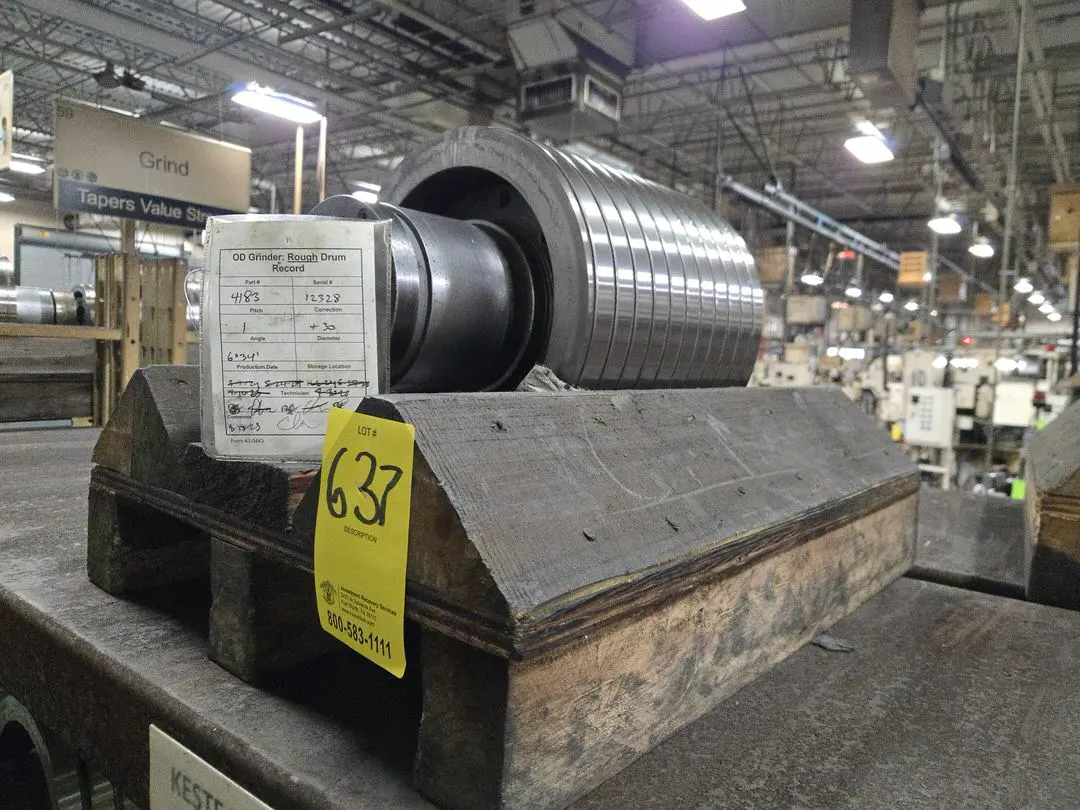 (1) OD Grind Drum Spindle