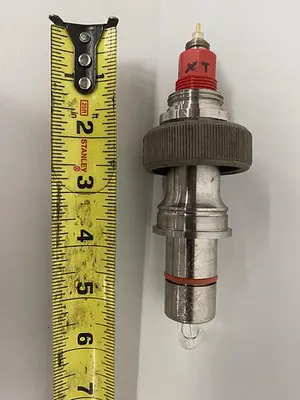 USED METTLER TOLEDO STAINLESS STEEL PH GLASS SENSOR PROBE