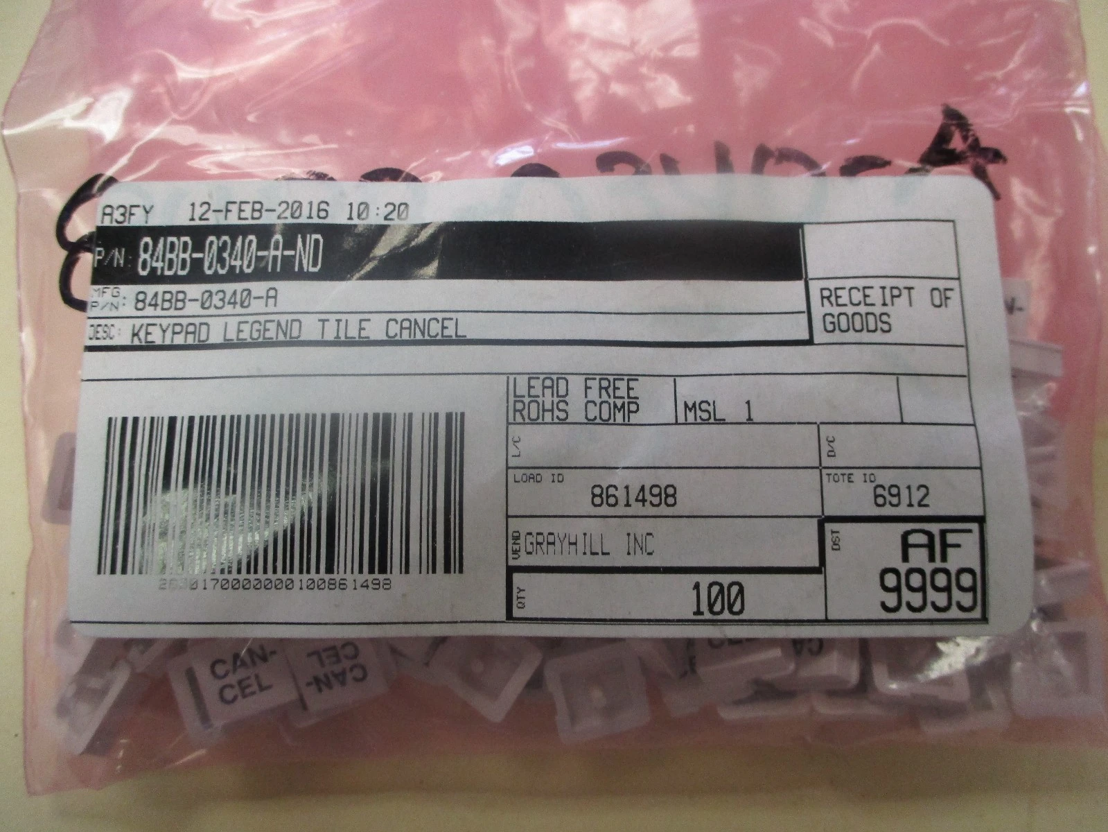 NEW Gray Hill 84BB-0340-A-ND