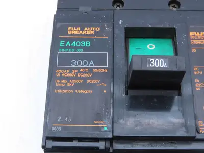 Fuji Electric EA403B Auto Circuit Breaker 300A 3P 690V BB3KEB-300