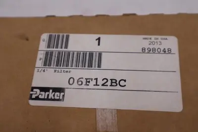 NEW OPEN BOX PARKER 06F12BC / 06F12BC AIR REGULATOR STOCK GF480