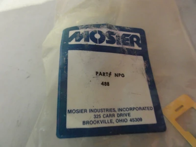 NEW MOSIER INDUSTRIES NPG 488