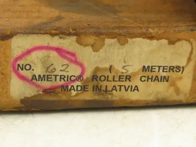 American Metrics #62 Ametric Roller Chain 14Ft Length