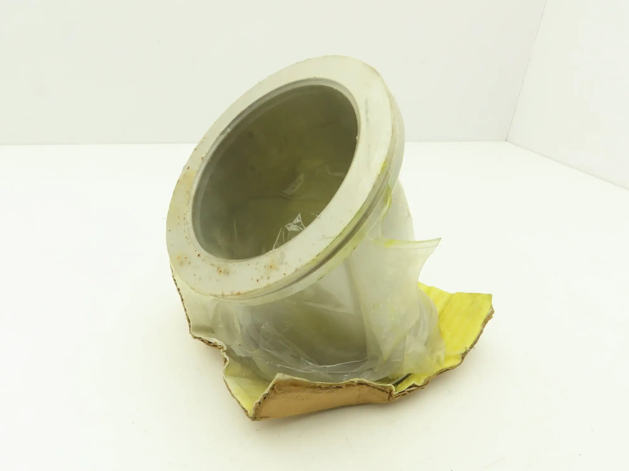 E45-NW-100 4" Vacuum Tube Elbow Short Radius  45 Deg With Welded Flange SS