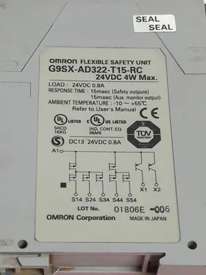 USED OMRON G9SX-AD322-T15-RC