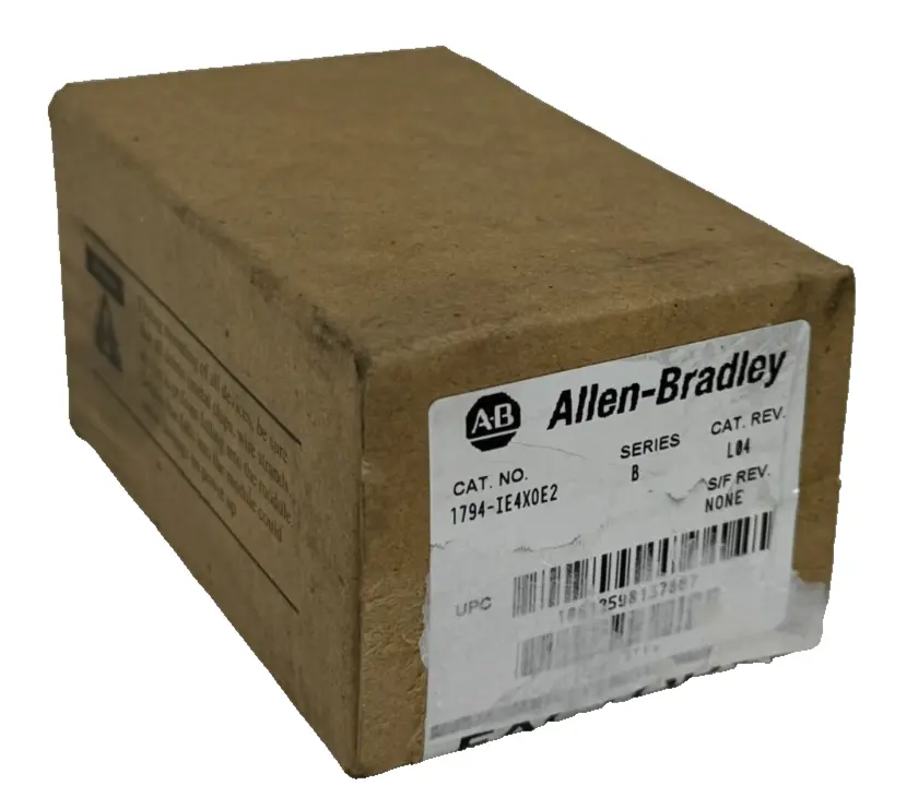 ALLEN BRADLEY 1794-IE4XOE2 ANALOG I/O MODULE 1794-IE4X0E2 UNUSED SURPLUS