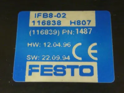 USED FESTO IFB8-02
