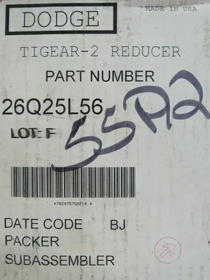 NEW DODGE 26Q25L56 GEAR REDUCER 25:1
