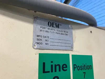 Used 2000 OEM PV2/8108F Misc Plastics Equipment Ohio US | HGR 24 #1147871