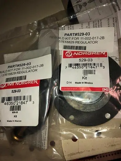 New | in-Stock NORGREN NORGREN REBUILD KIT - 529-03 Parts (Hydraulics and Pneumatics) Pennsylvania US | East West Machinery & Drilling #1416062