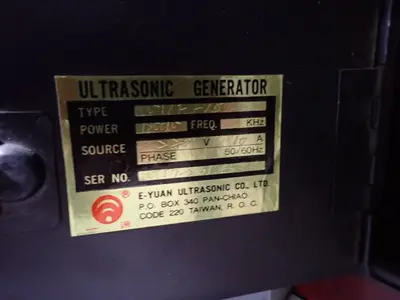 USED EYUAN ULTRASONIC CO. W 18 F 15 C