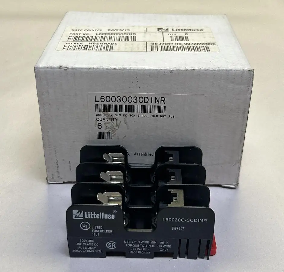 New | in-Stock LITTELFUSE L60030C-3CDINR Miscellaneous Equipment (Electrical & Power) | Surplus Asset Holdings #1197806