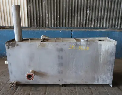 SPC8828  Tank 235 gallon vertical tank, Stainless Steel, flat rectangular tank