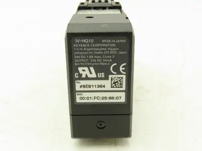 Keyence IV-HG10 PLC Ethernet Sensor Amplifier Module 24V