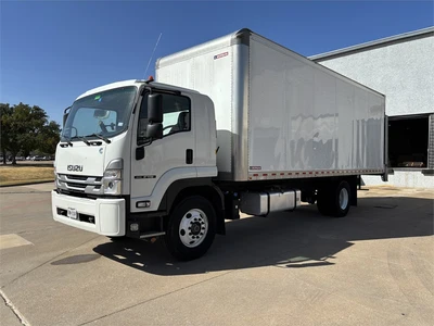 Used 2022 ISUZU "FTR" VAN BODY TRUCK - DIESEL (2022) Box trucks Texas US | MachineryMax #1488284
