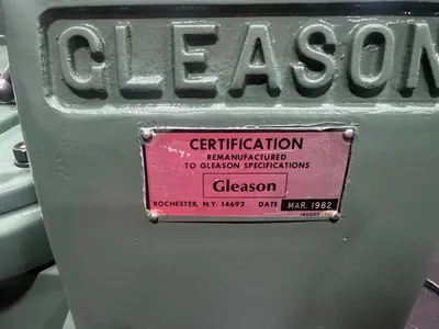 Used 1982 GLEASON #6 Gear Testers Michigan US | Gibbs Machinery Company, Inc. #1433712