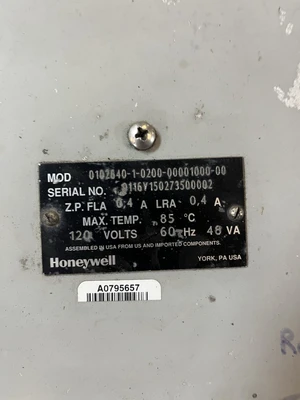 Used HONEYWELL 0102640-1-200-00010000-00 Industrial Controls Ohio US | Surplus Asset Holdings #1507184