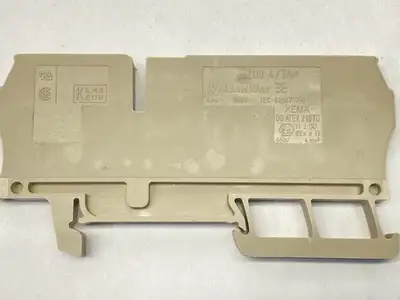 USED WEIDMÜLLER TERMINAL BLOCK DARK BEIGE 32A 800V ZDU 4/3AN LOT OF 10
