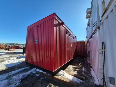 Containerized Foam Fire Suppression System w/ Deluge Valve, Potter Controls & Piping Manifold
