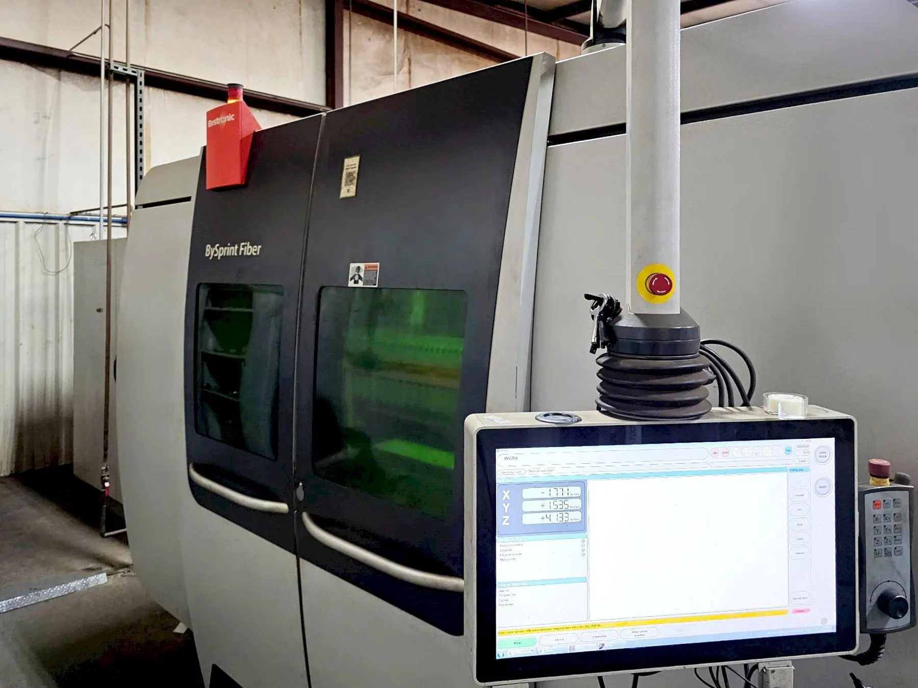 Used 2017 BYSTRONIC BYSPRINT FIBER 3015 Laser Cutters Illinois US | Machine Factory Outlet #1299826