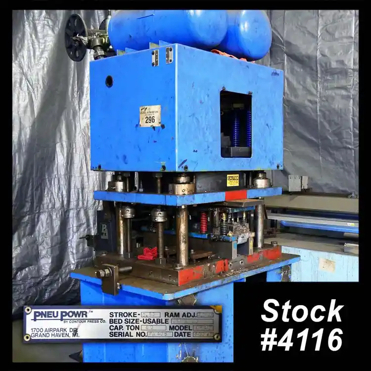 Used CONTOUR 4P40 Cut-Off Presses Ohio US | Universal Tube & Rollform Equipment Company #280350
