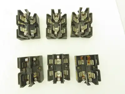 Bussmann JP60030-3CORA Pyramid /Open Style Fuse Block 600V-30A 3 Pole Lot of 6