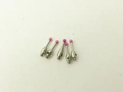 Renishaw A/5000-7807 M2 CMM Touch Probe Ruby Ball 2mm Stylus 10mm Lot of 5