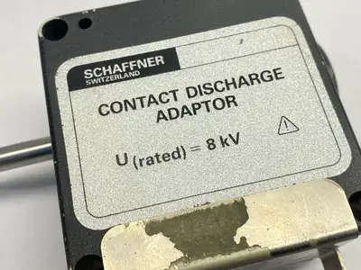 USED SCHAFFNER CONTACT DISCHARGE ADAPTER 8KV