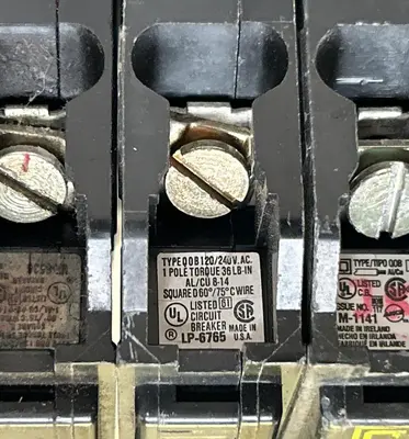 Used SQUARE D QOB130 Switchgears Ohio US | Surplus Asset Holdings #1235520