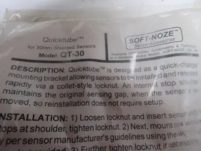 Soft-Noze QT-30 Quicktube 30mm Proximity Sensor Quick release