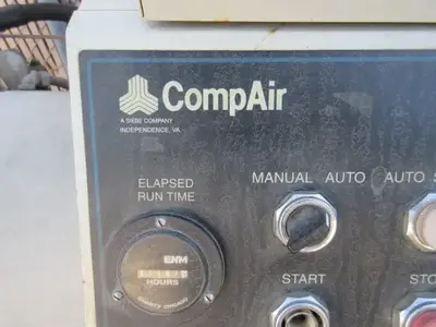 CompAir Hydrovane, rotary air compressor, 460 V Baldor motor