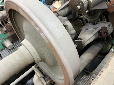 RAFAMET Wheel Turning Lathe, revised and retrofitted 2002
