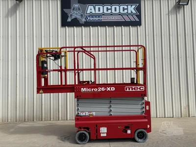 New | in-Stock 2026 MEC MICRO 26XD Scissor Lifters Texas US | Adcock Equipment USA #1524591