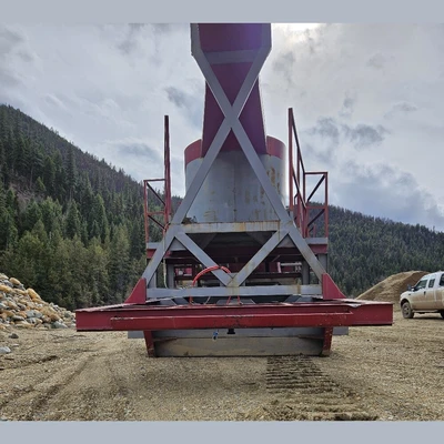 24in Wide x 22ft Long 4-Way Distribution Sluice