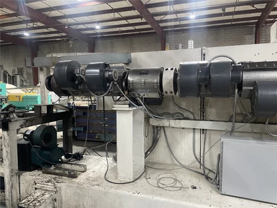 6" Welex Extruder, 30:1 L/D, 500 HP AC Motor
