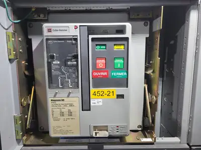 Low Voltage PDC / Switchgear Section, (1) 4000A, (5) 1200A Magnum DS Breakers, 600V 3PH