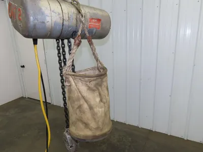 CM Lodestar RR Electric Chain Hoist 2 Ton 16 FPM 27' Lift  575 Volt 3PH