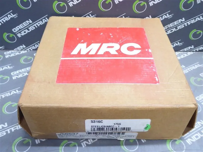 MRC 5316C Double Row Angular Contact Bearing 175G New