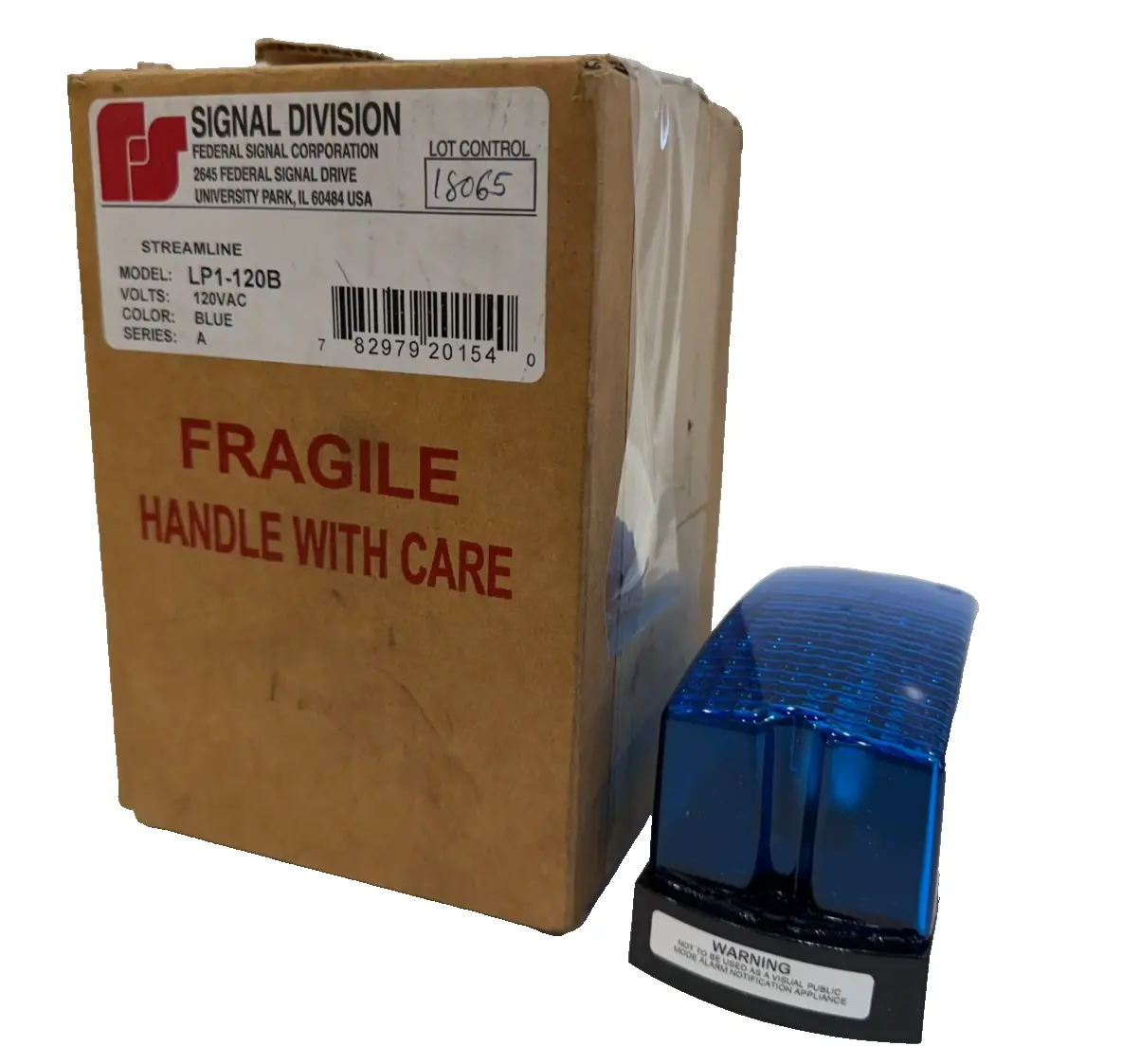 NEW FEDERAL SIGNAL CORP LP1-120B STREAMLINE STROBE LIGHT LP1120B