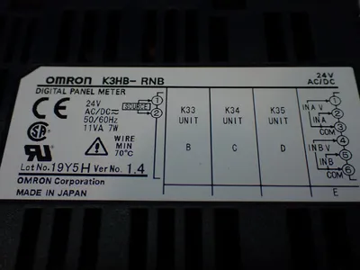 New | in-Stock OMRON K3HBRNB Panel Mounts Ohio US | HGR 24 #1134695