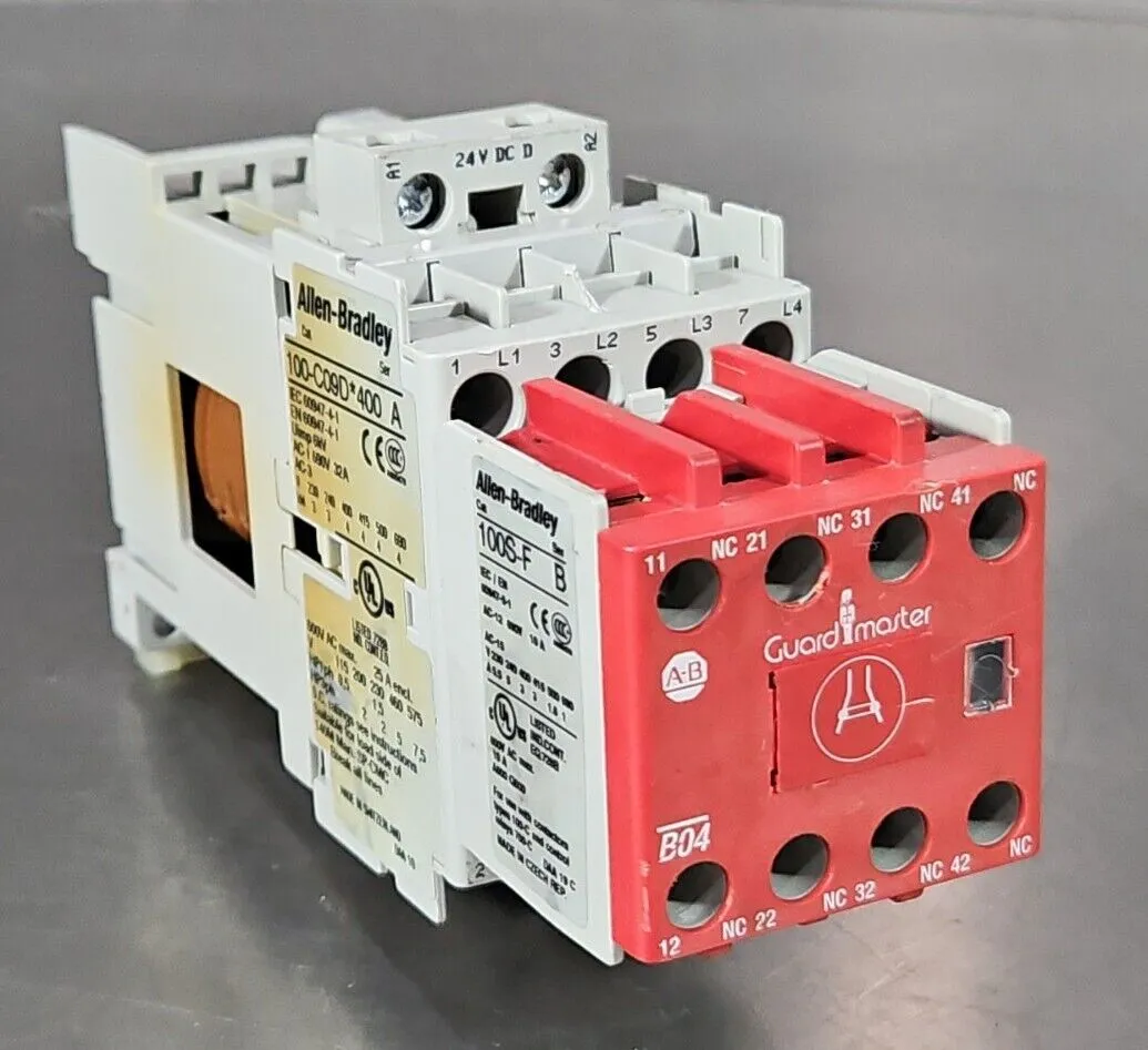 Allen-Bradley 100S-C09DJ404C Ser A (Complete Devic) Safety Contactor. 4E-17