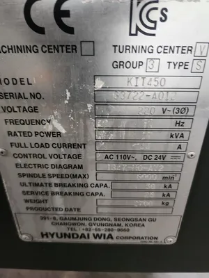 2014 HYUNDAI WIA KIT450 CNC Lathes | SMS Engineering (8)