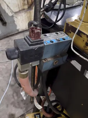 CAT CRIMPUTER HOSE CRIMPING & COUPLING PRESS , WITH TOOLING DIES & ENERPAC HYDRUALIC UNIT: YOBRO #24865