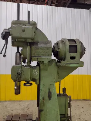 28" CINCINNATI BICKFORD MODEL #3L GEARED HEAD SINGLE SPINDLE  DRILL: STOCK #22815