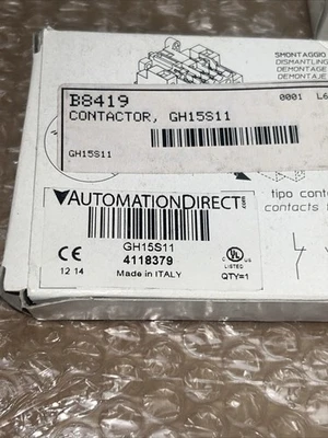 NEW Automation Direct GH-15S11