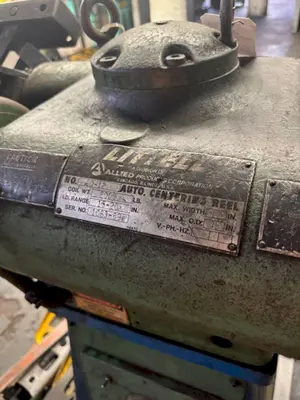 2,000 LBS X 12" LITTELL MODEL #20-12 DOUBLE END PULL OFF UNCOILER COIL REEL: STOCK #23712